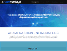 Tablet Screenshot of netmedia.pl